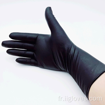 Diamond Black Advance Disposable Gants en nitrile 6 mil